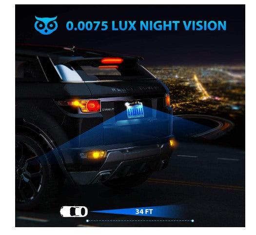 Wireless Backup Camera with 5” HD Monitor – Digital Signal, Night Vision, Waterproof for Trucks & RVs