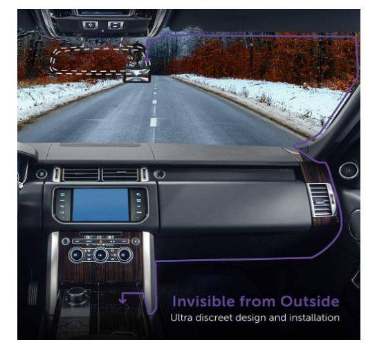 1080P Dashboard Camera with Night Vision – Wide Angle Dash Cam with Parking Monitor