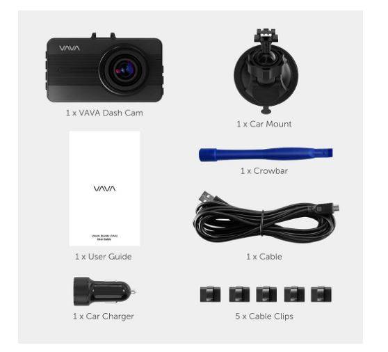 1080P Dashboard Camera with Night Vision – Wide Angle Dash Cam with Parking Monitor