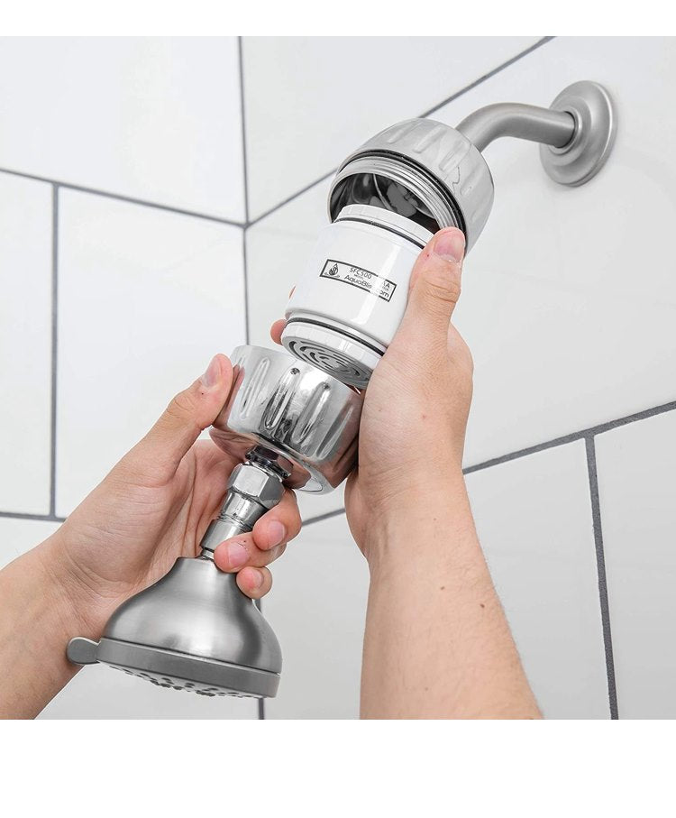 Heavy Duty High Output Shower Filter – Advanced 30x Multi-Stage Filter Media, Universal Fit